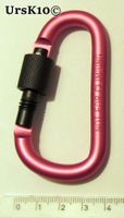 NEUER  Karabiner mit Gewindesicherung Gr. 80 mm