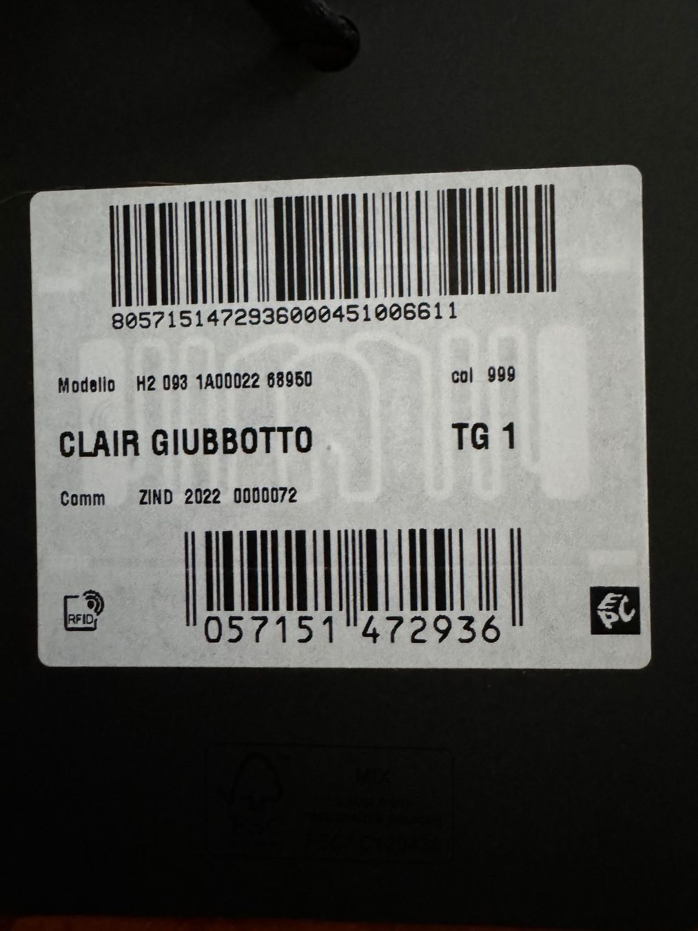 Moncler Giacche: Moncler Modell Clair Giubbotto 2022 – Usato da wallisellen venduto da Niccii 5