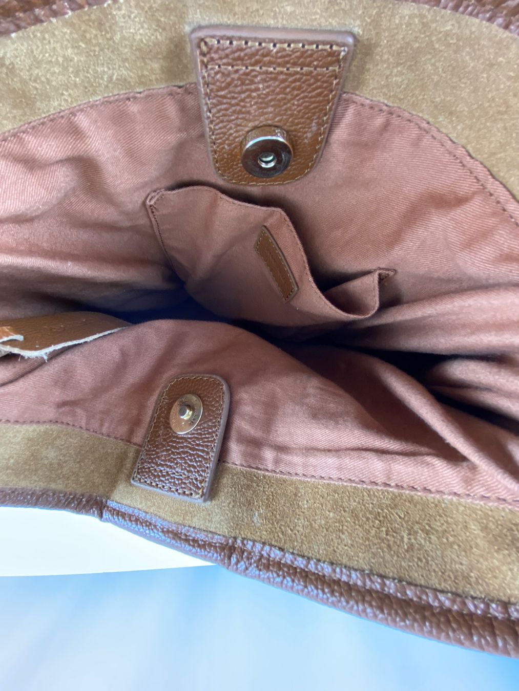 Borse da donna: Handtasche - Leder - cognac Anne Field – Usato da wichtrach venduto da elvena 7