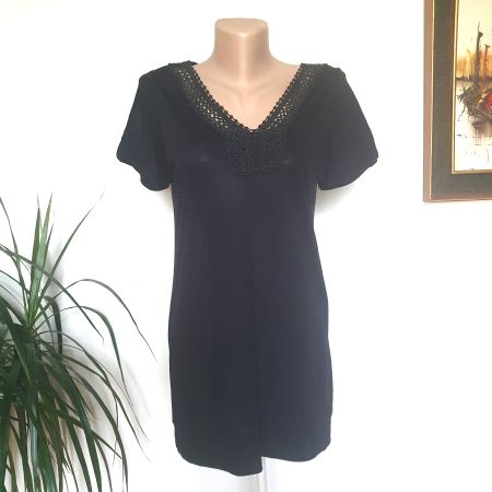 Haut noir manches courte –Neuf- Madison- Gr. S