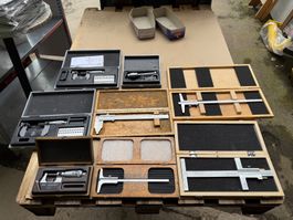 8 tlg Messschieber und Mikrometer, präzise Werkzeuge