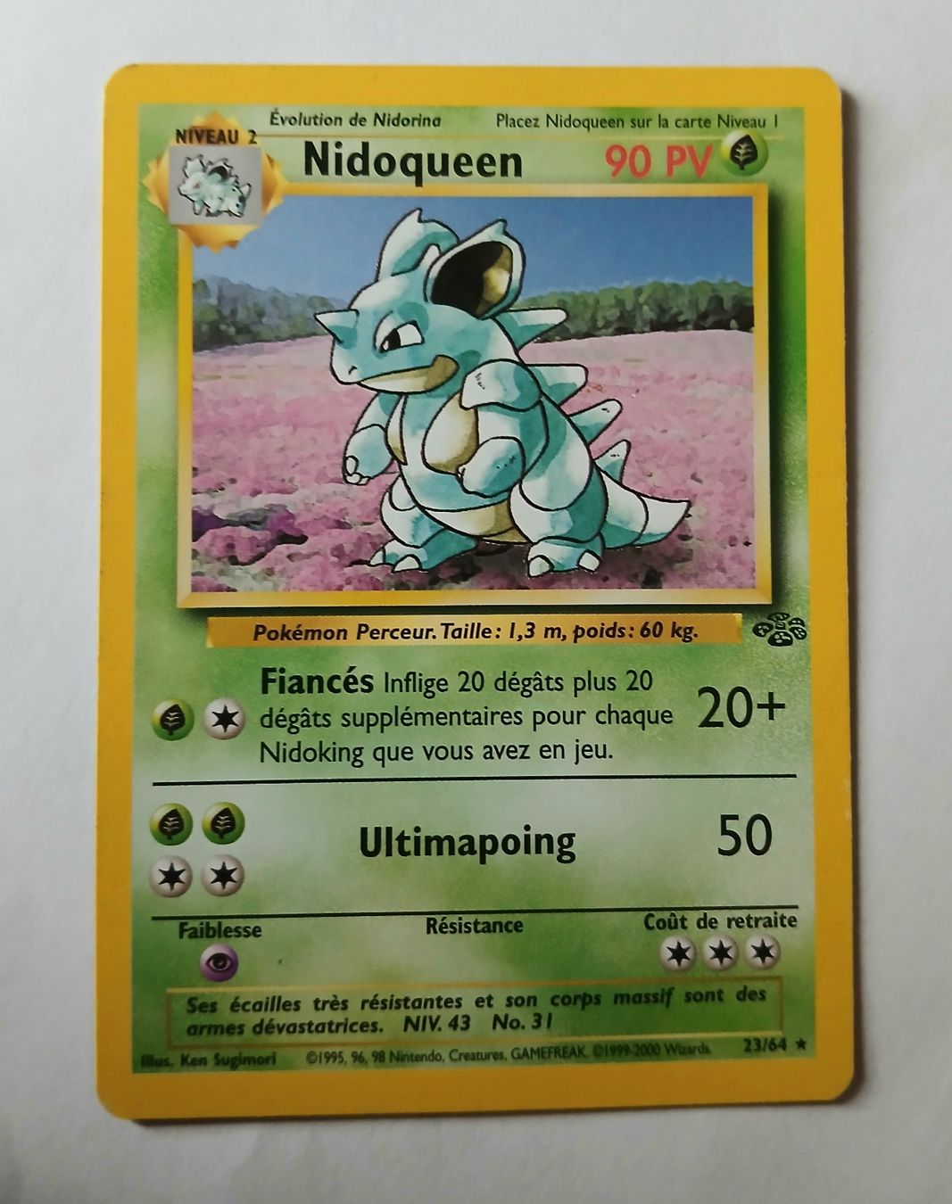 Pokémon Carte collezionabili: Carte Pokémon Nidoqueen - FR 1999-2000 – Usato da Sciernes-d'Albeuve venduto da Dojo004