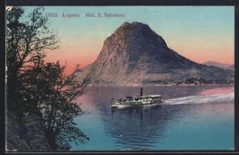 AK Lugano, Mte. S. Salvatore, 1909