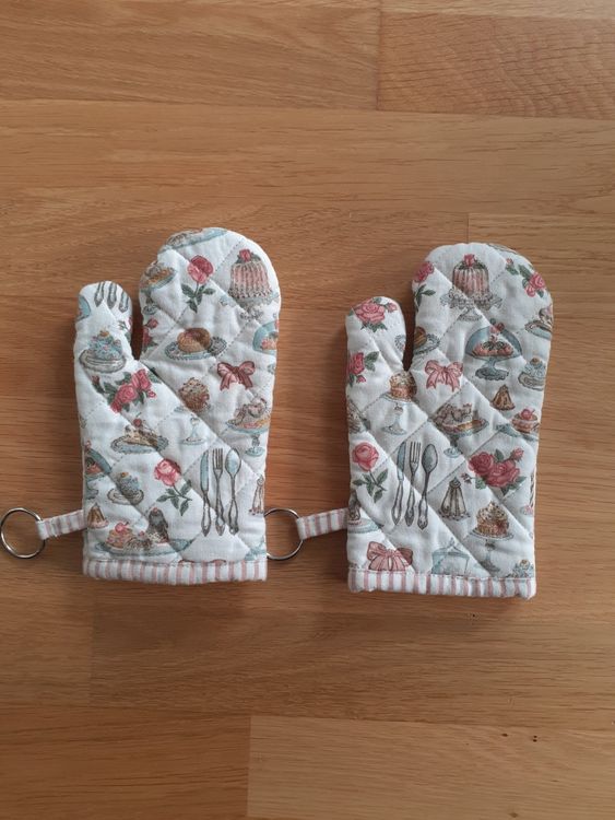 Zhenghebuy Topflappen Set - 2 Hitzebeständige Baumwoll-Handschuhe Für Küche & Backen