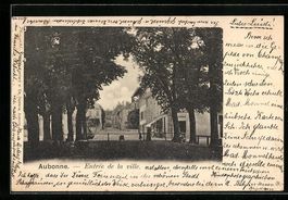 AK Aubonne, Entrée de la ville, 1902