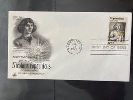 USA 1973 offizieller ill. Ersttagsbrief Nikolaus Kopernikus
