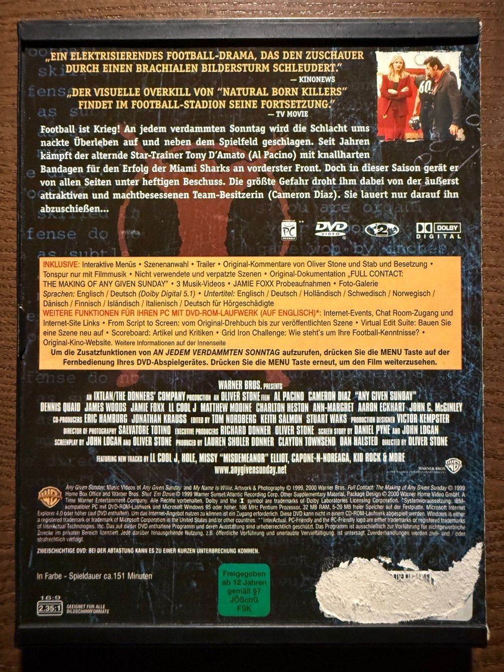 Tutti i DVDs: An jedem verdammten Sonntag – Usato da Zürich venduto da FilmFreunde 1