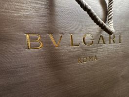 Edle BVLGARI Paper Gift Bag - Perfekt für Sammler!
