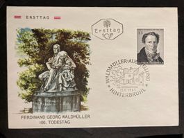 Österreich 1965 Ersttagsbrief Ferdinand Georg Waldmüller
