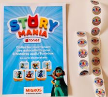 15 Autocollants Story Mania Tonies Migros