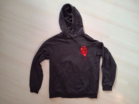 Schwarzer Yourturn Hoodie, Grösse S