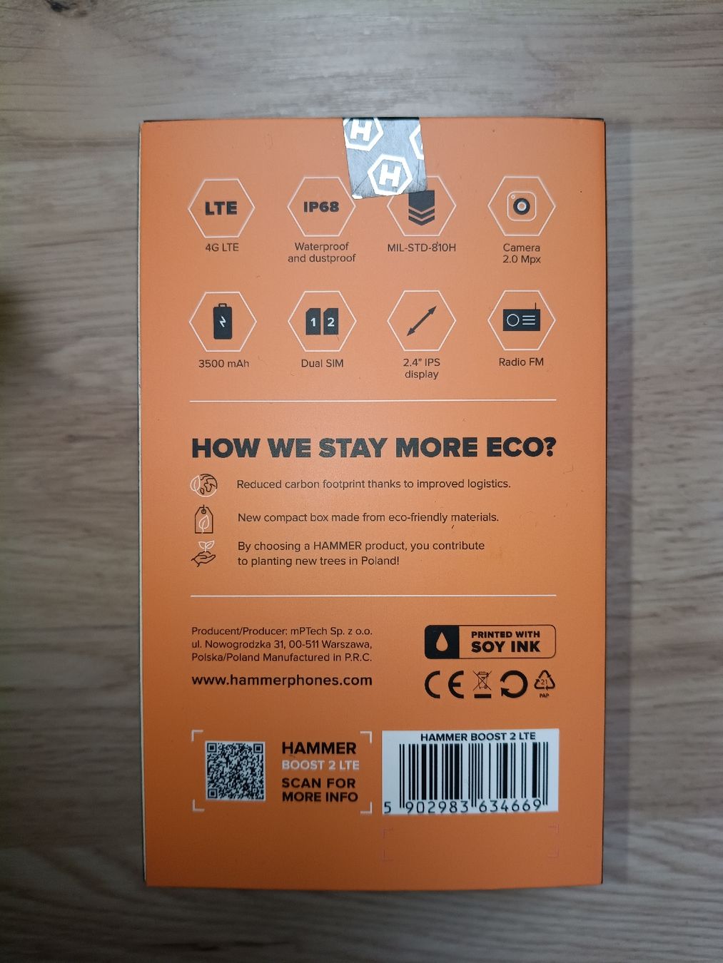 Handys / Smartphones: Hammer Boost 2 LTE Outdoor Handy  – Neu und originalverpackt aus Wernetshausen von KS8340 1