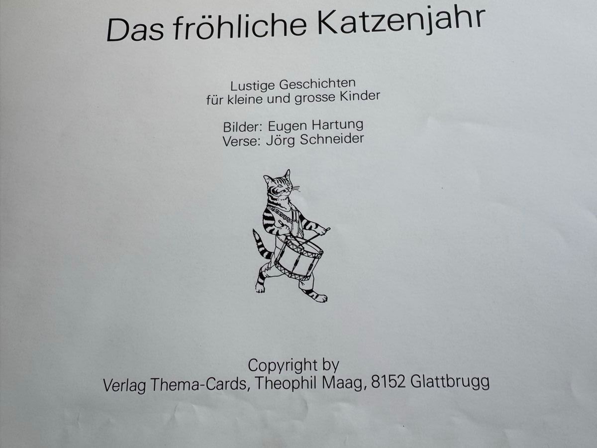 Libri: 6 Kinderbücher, das Katzenjahr – Usato da Stadel venduto da Bambus59 1