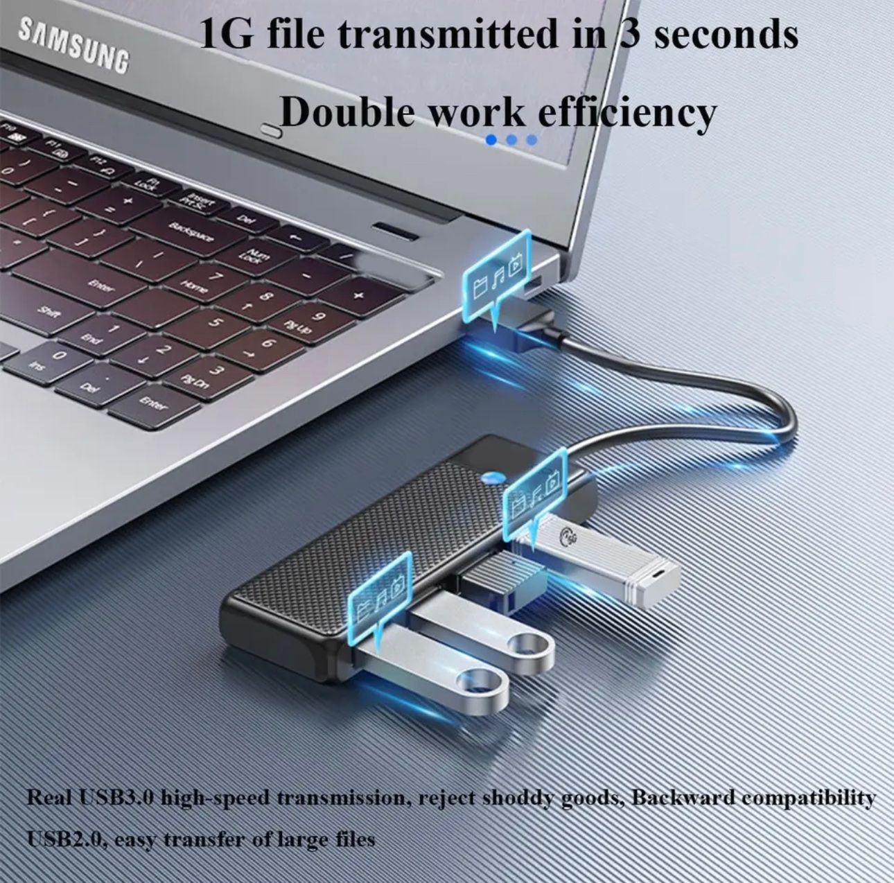 Unità & Adattatore: USB Extender Multi Interface Dock Typ C Splitter – Nuovo e nell'imballaggio originale da Biberist venduto da ShopSoltan 2