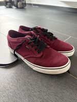 Vans Sneaker rot dunkel low cut gebrauchter Zustand