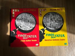 Julian Press Find den Täter 2 Bücher guter Zustand