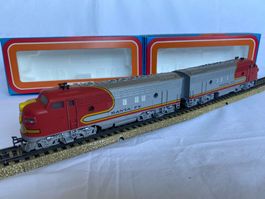 Märklin 3060 / 4060 EMD F7 Santa Fe – 2-teilige Kombination