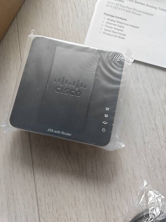 Cisco Unità & Adattatore: Cisco SPA122 ATA mit Router – Nuovo (secondo la descrizione) da Eiken venduto da josemiall 2