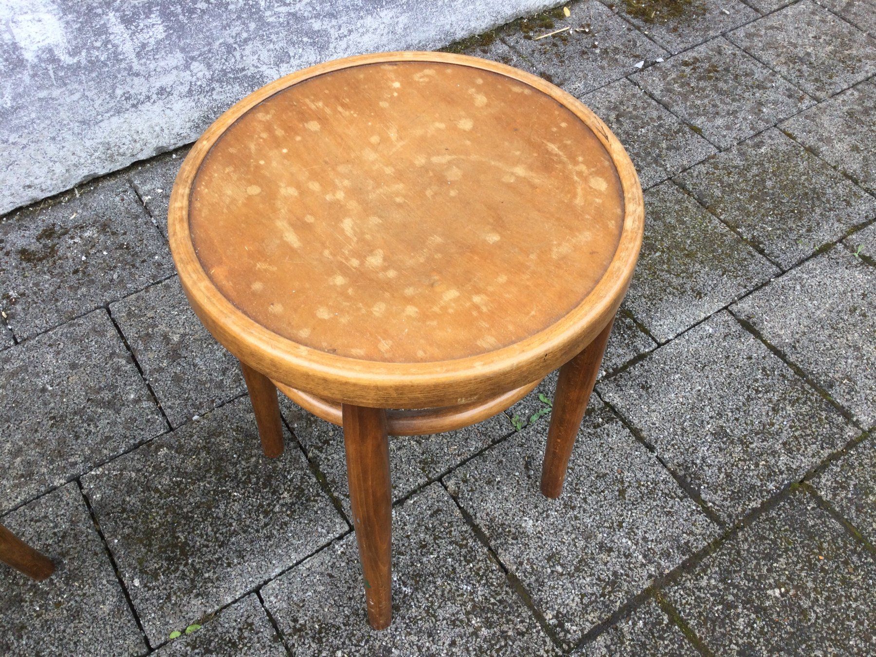 Horgen Glarus Sgabelli: Antike Horgen Glarus Hocker Bugholz Vintage – Usato da Wangen SZ venduto da kuriosum12 2