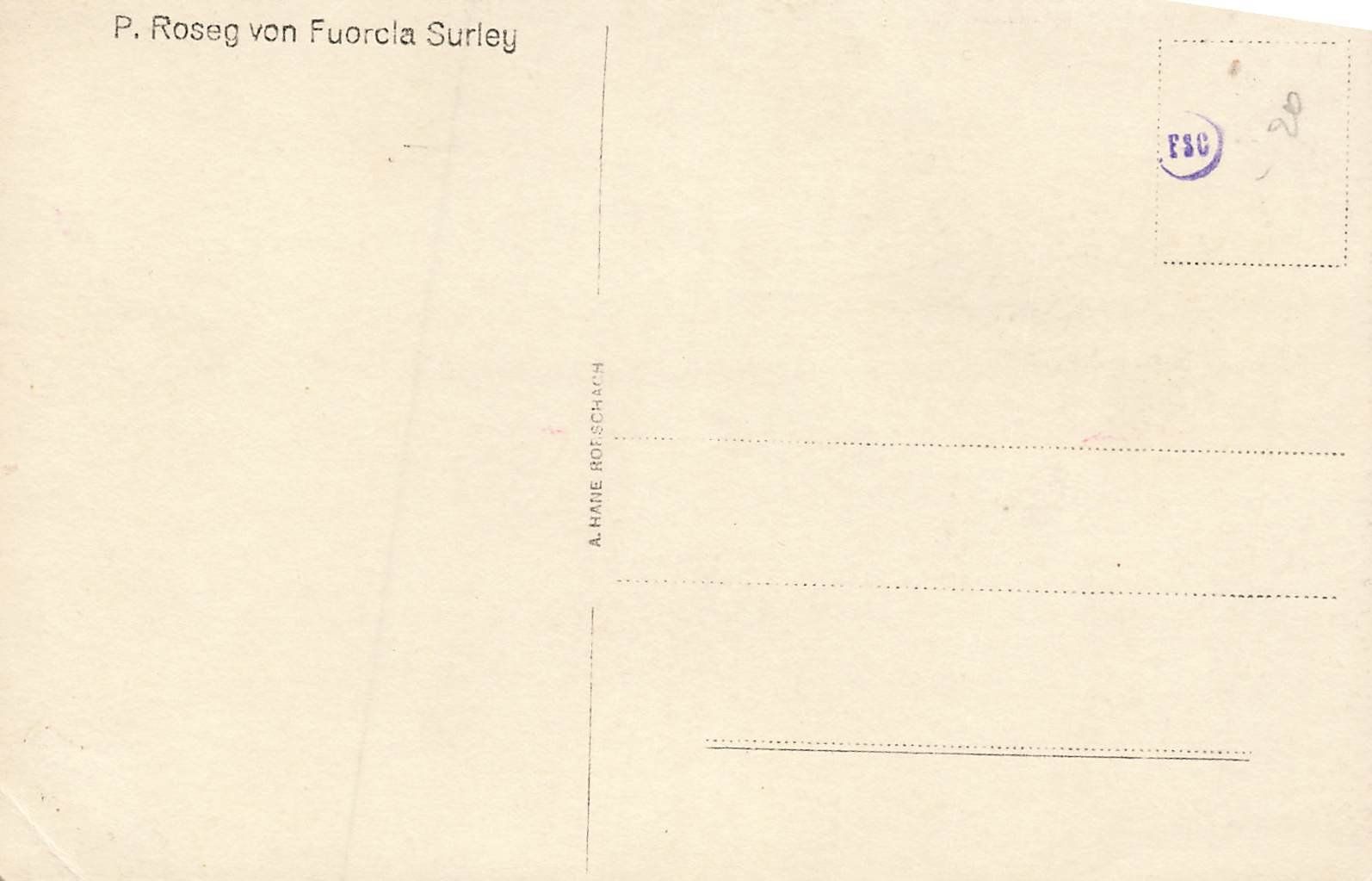Cartoline postali: Piz Roseg von Fuorcla Surley – Usato da Schwyz venduto da Seffi56 1