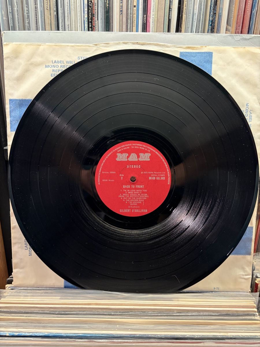 Schallplatten: Gilbert O'Sullivan - Back to Front – Gebraucht aus Gunzwil von Gitarrenmark 2