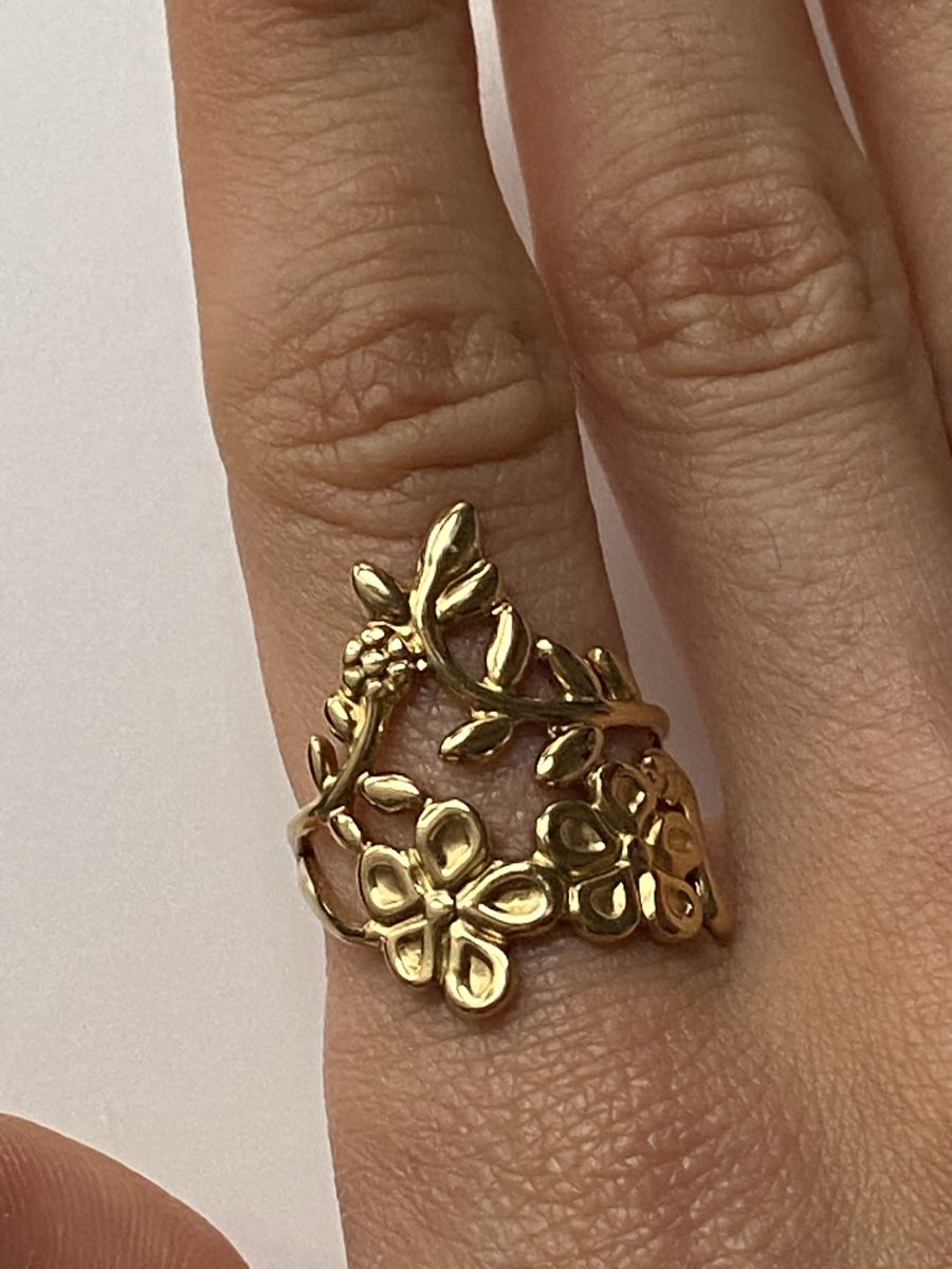 Anelli: 18KGP Blume Edelstahl Ring – Nuovo (secondo la descrizione) da Givisiez venduto da dor_xb9k 3