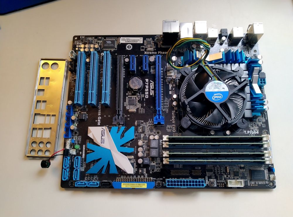 Asus P7P55D mit Intel I5 760 und 8GB DDR3-Ram (Gebraucht) in Wangs für ...