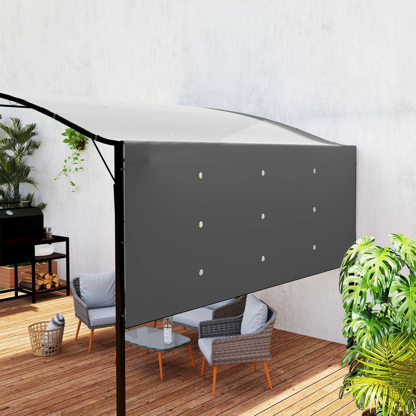 Tende & Padiglioni: Garten Pergola 3x2,5m Pavillon mit Verstellbarem Dach – Nuovo e nell'imballaggio originale da Winterthur venduto da aredo 6