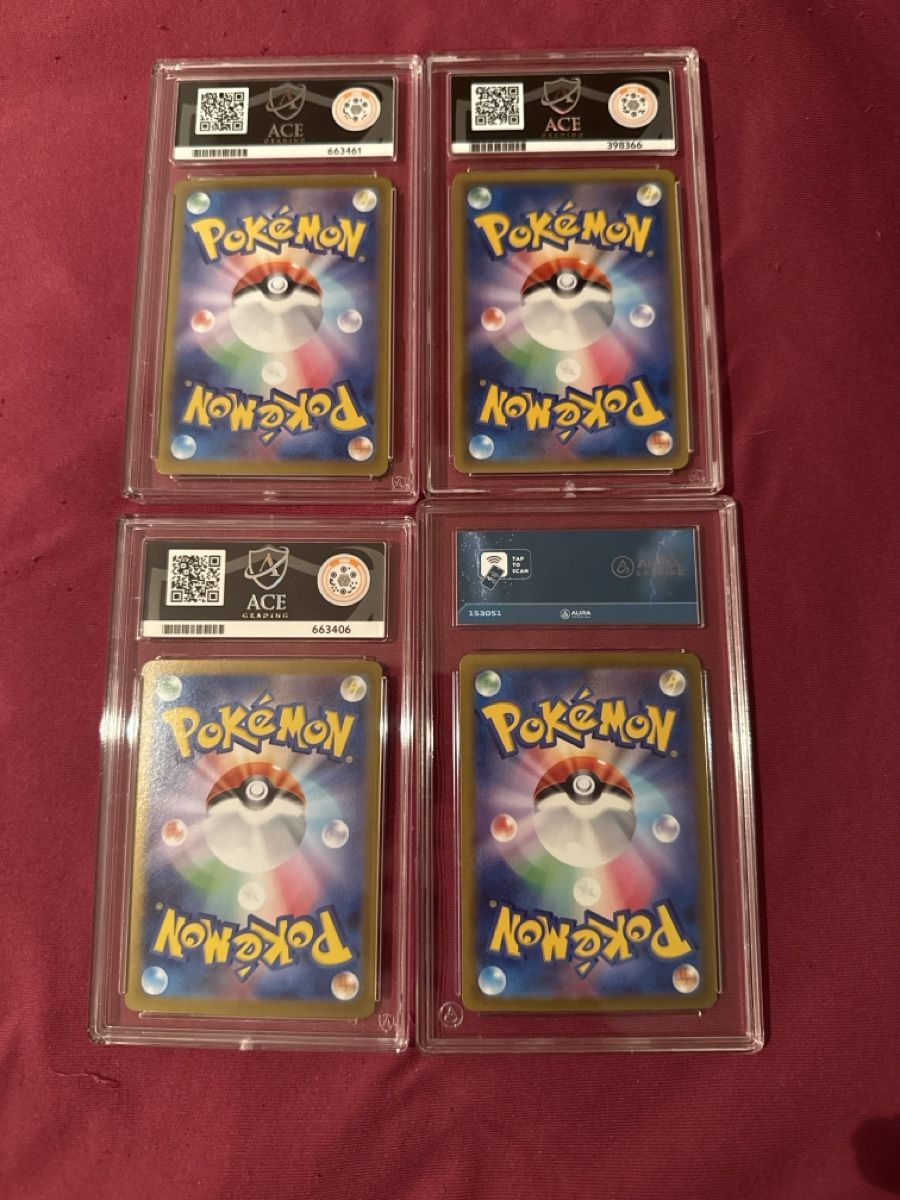 Pokémon Sammelbilder & Trading cards: 4 Karten gegradet 3 mal 10 und einmal 9 super Karten  – Neu und originalverpackt aus St. Margrethen SG von meg_6b9w 1