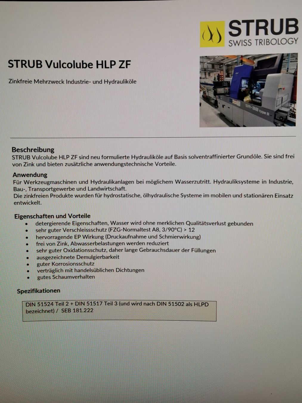 Öl und Additive: Hydrauliköl – Neu und originalverpackt aus herzogenbuchsee von Michel80