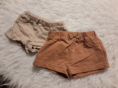 C&A Babyshorts braun/beige, Grösse 68, NEU
