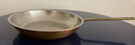 Bratpfanne Kupfer Messing Griff Durchmesser 24cm