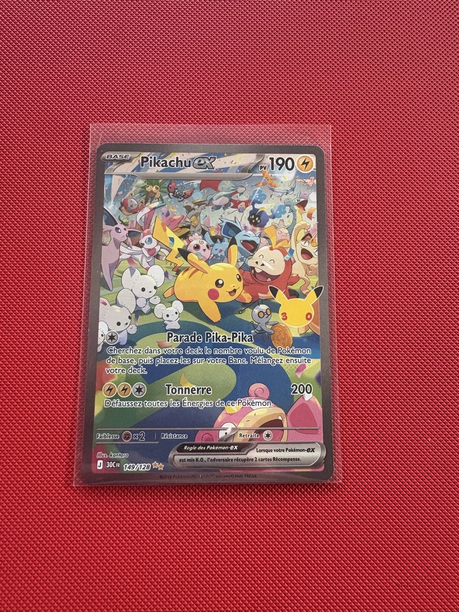 Pokémon Sammelbilder & Trading cards: Pikachu EX jours 30ans  – Neu (gemäss Beschreibung) aus Crans-Montana von mel_tj7g