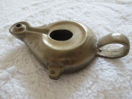 Oellampe Wunderlampe Messing Vintage