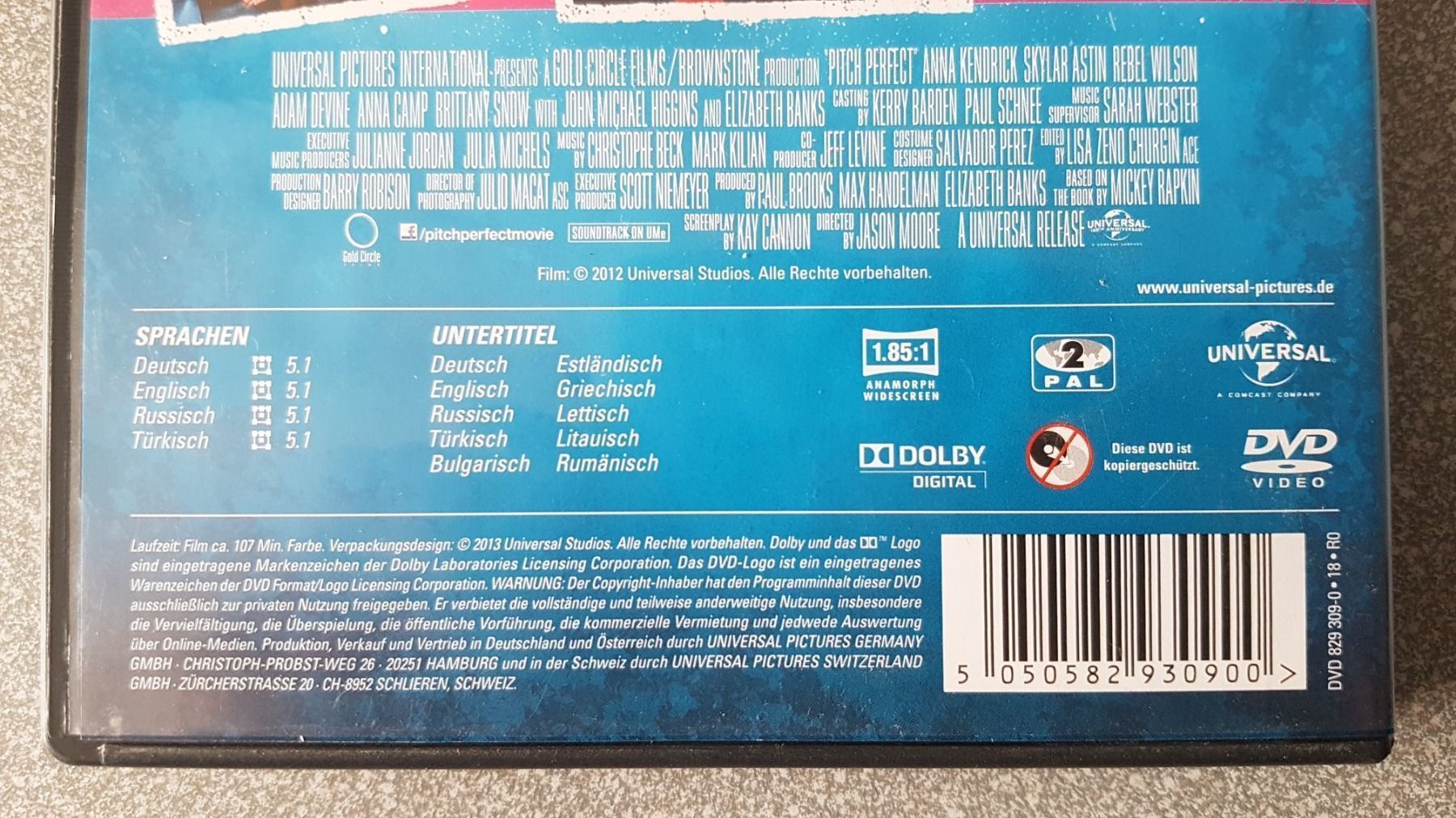 Tutti i DVDs: DVD Pitch Perfect 1 – Usato da Oetwil am See venduto da fineli2 1