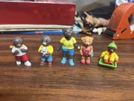 Lot de figurines Ours brun vintage