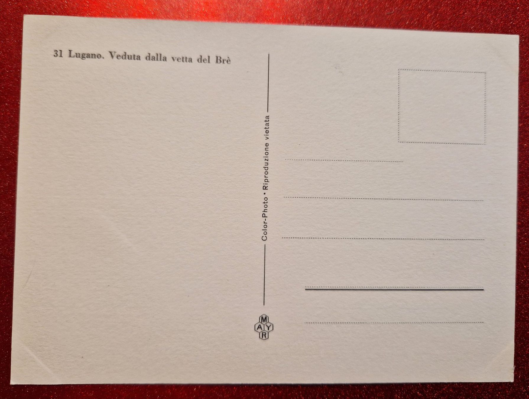 Cartoline postali: Lugano Veduta dalla vetta del Brè – Nuovo (secondo la descrizione) da Melchnau venduto da Arthurius 1