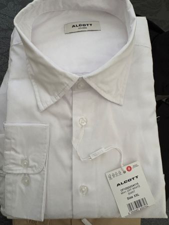 Camicia ALCOTT bianca taglia XXL nuova con cartellino