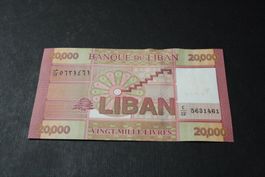 UNC Liban 20 000 livres 2019