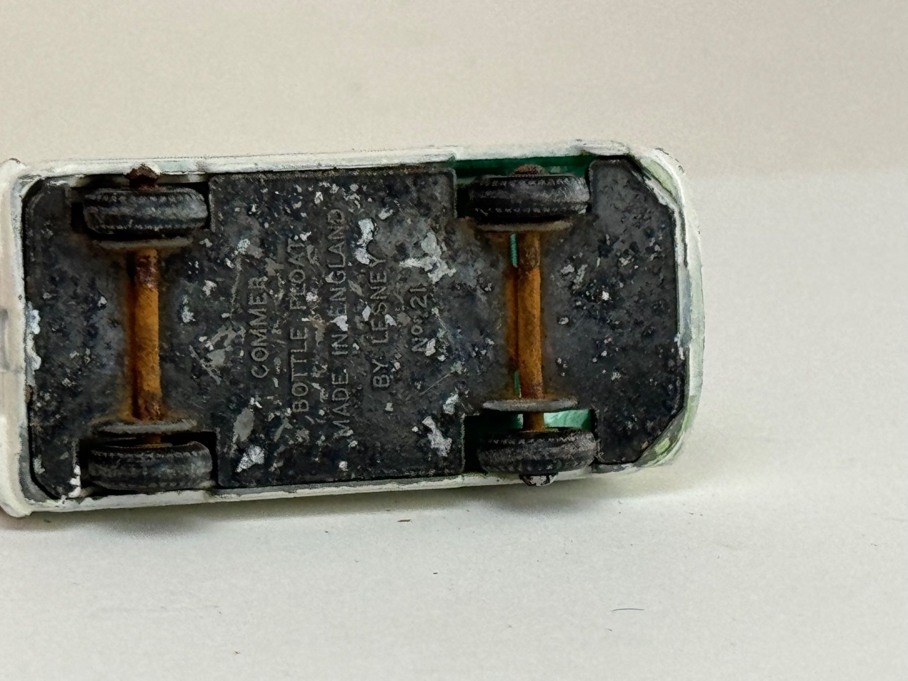 Lesney Modellini d'auto: GB5- Lesney Commer Bottel Float No. 21 – Usato da Elm venduto da Wikmtz 2