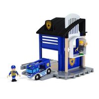 Brio Polizeistation mit Einsatzfahrzeug