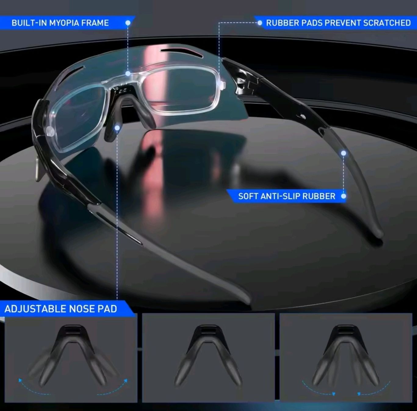 Occhiali & Lenti: Sportbrille Sonnenbrille Uv Schutz – Nuovo (secondo la descrizione) da Suhr venduto da ChronixChronometer 4