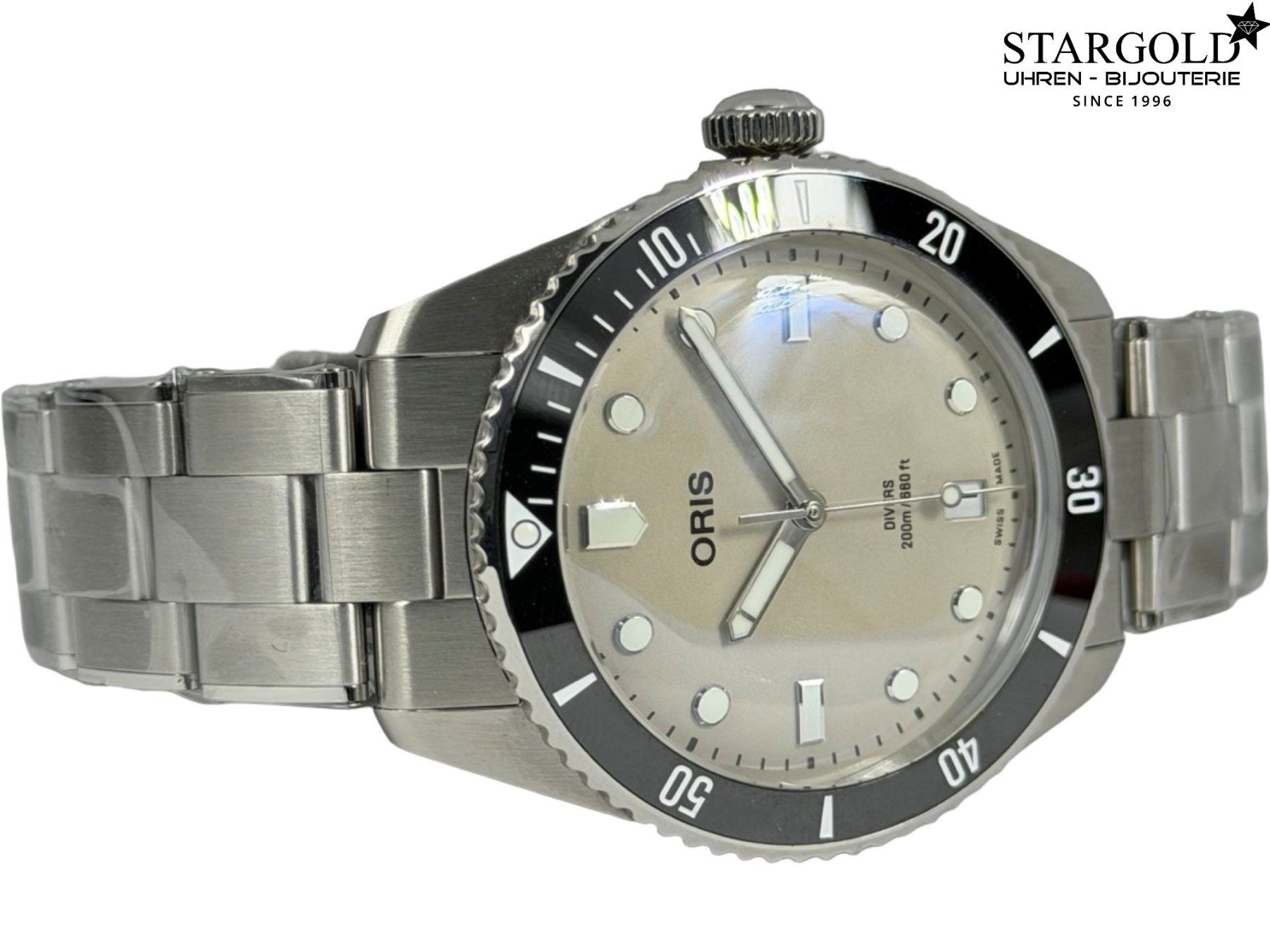 Oris Uhren: Oris Divers Date 39 - 01 733 7795 4051 – Gebraucht aus Zürich von Stargold-Uhren 3