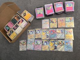 Pokemon ca. 2 kg, 290 Holo Karten, 17 EX Karten, Englisch