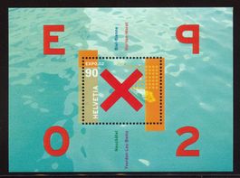 2002 Sonderblock "Expo 02" Nr. 1053 **