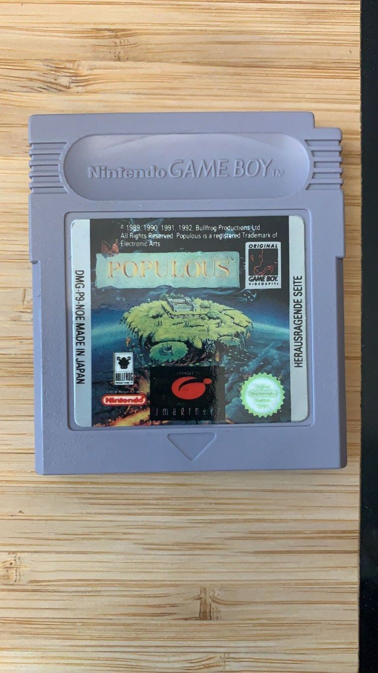 Giochi: Populous für Gameboy – Usato da Gebenstorf venduto da RetroFuture