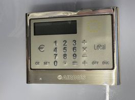 AIRBUS Tischrechner, Kundengeschenk, 1990 Jahre, echt Silber