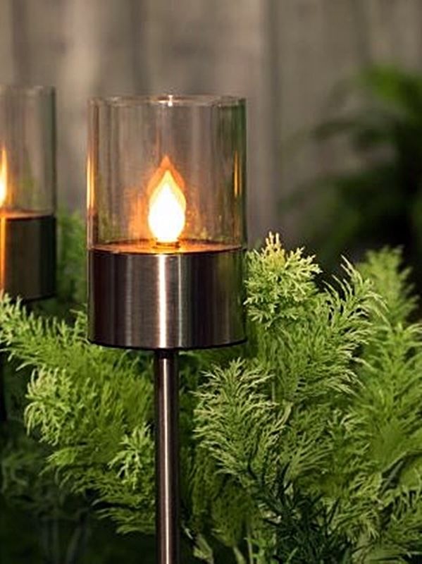Altro in Decorazioni & Accessori: Solar Windlicht / Fackel LED, Set 3 Stk – Nuovo e nell'imballaggio originale da Wettingen venduto da Swala 4