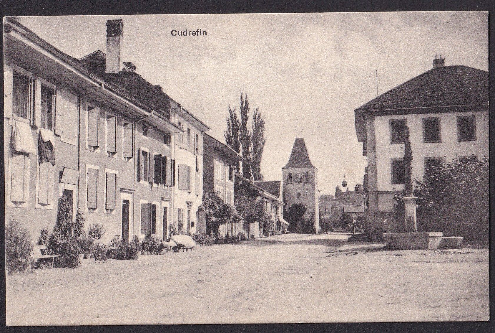 Cartoline postali: Cudrefin Dorfstrasse Feldpoststempel – Usato da Olten venduto da clotaldi