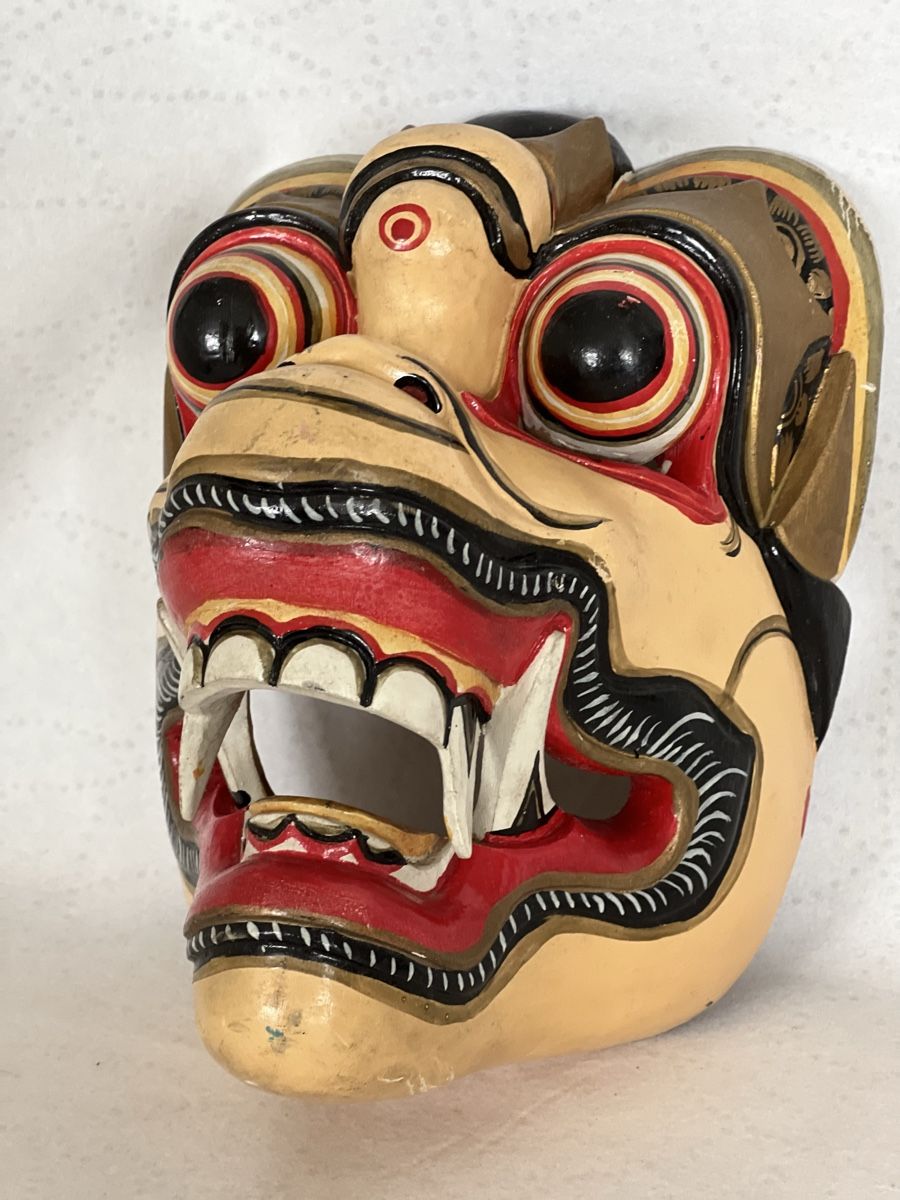 Masques: Vintage  Maske, handgeschnitzt, Sammlerstück – D'occasion à Moehlin par Balirain 5